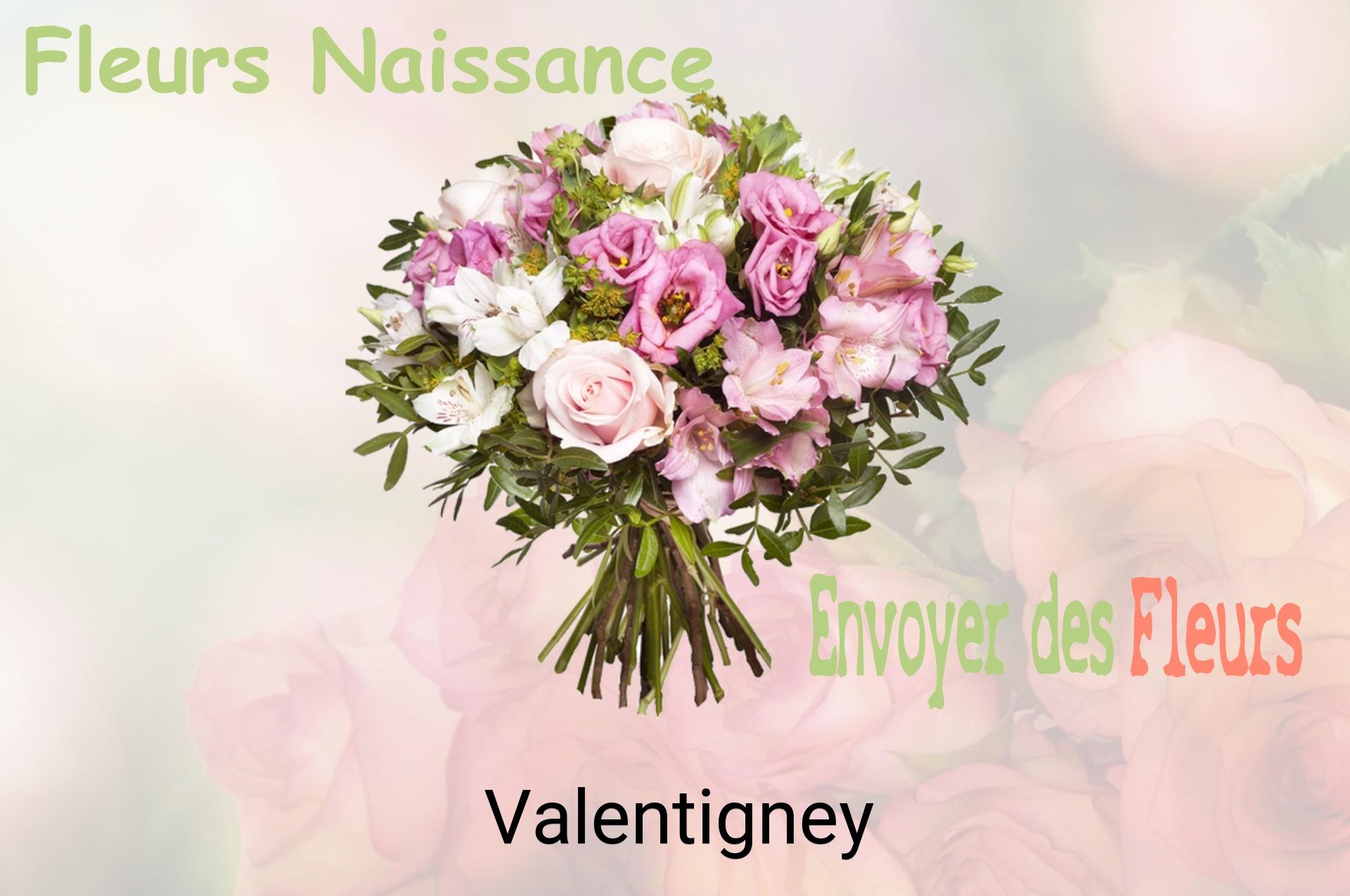 Bouquet de fleurs de naissance livré à Valentigney